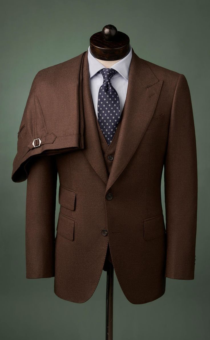 Brown suit